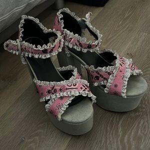 Heels from “Dolls Kill” worn once